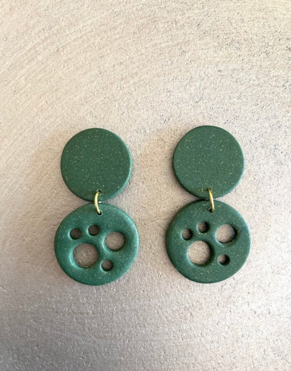 Casual Green Polymer Earring For Girl