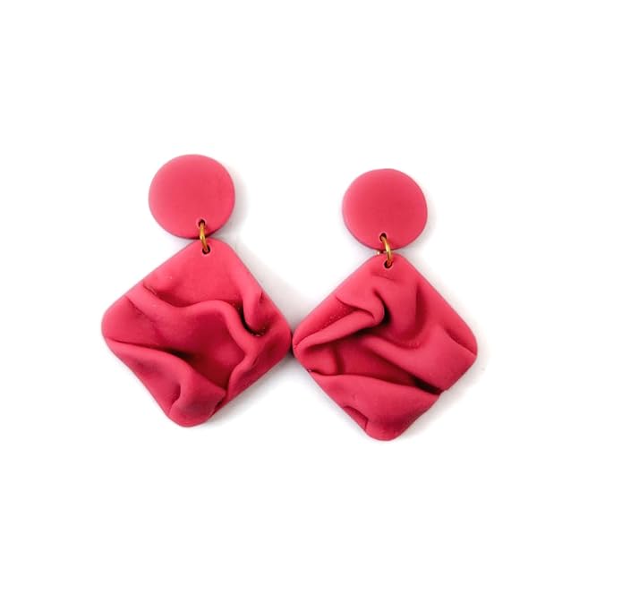 Beautiful Pink Handmade Earring For Women