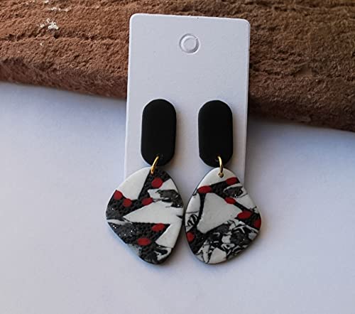 Lightweight Multicolor Clay Earrings For Girls