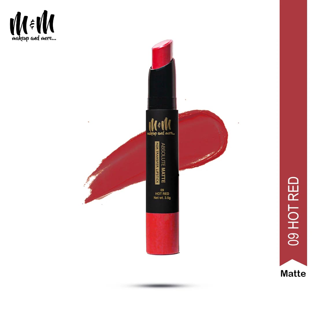 M&M Stylish Hot Red Lipstick For Women