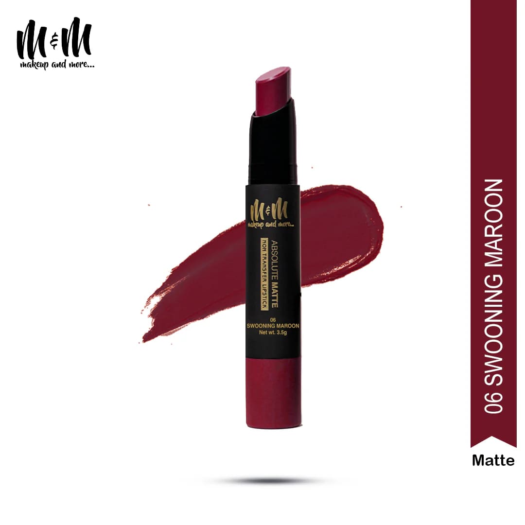  M&M  Swooning Maroon Lipstick For Women